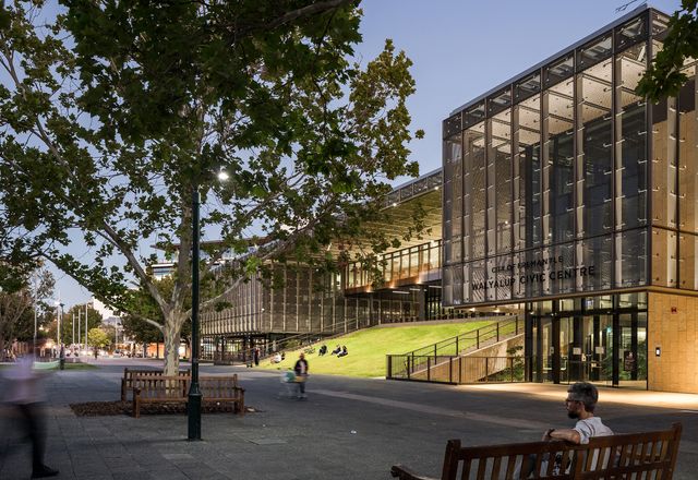 Walyalup Civic Centre by Kerry Hill Architects.