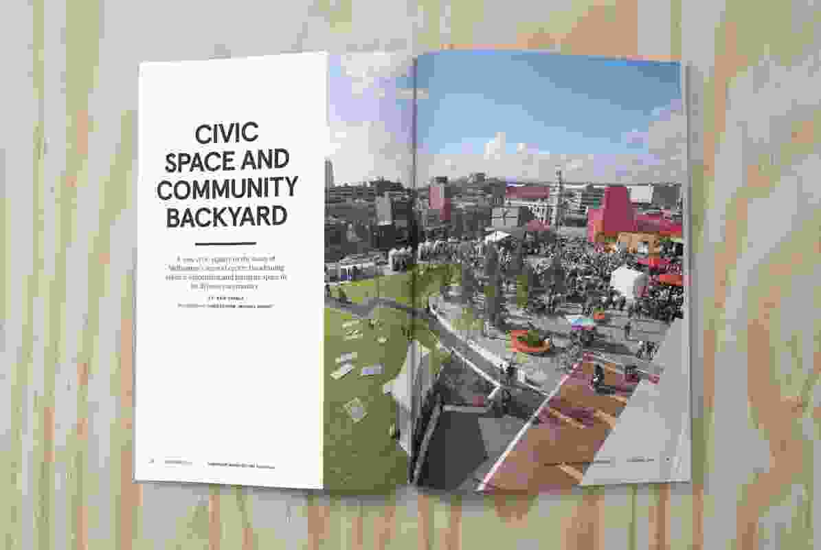 Dandenong Civic Square by Rush\Wright Associates, Lyons and Material Thinking.