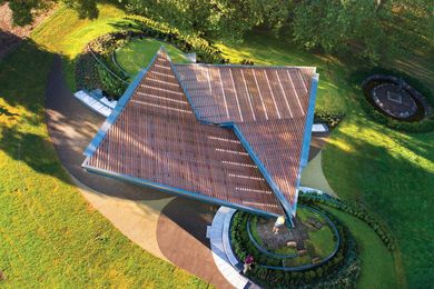 2018 MPavilion by Barcelona-based architect Carme Pinós.