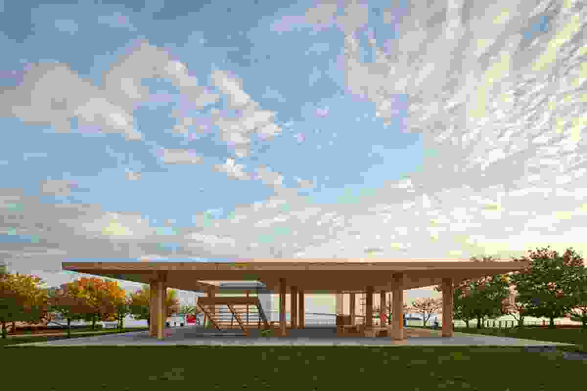 Ultramoderne's Lakeside Pavilion, Chicago Architecture Biennial 2015.
