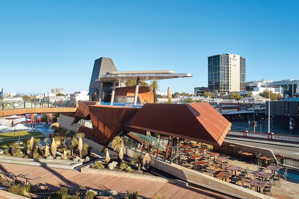 Yagan Square by Lyons in collaboration with Iredale Pedersen Hook Architects and Aspect Studios.