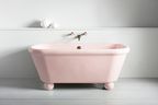 Water Monopoly pale pink bathroomware from The English Tapware Company