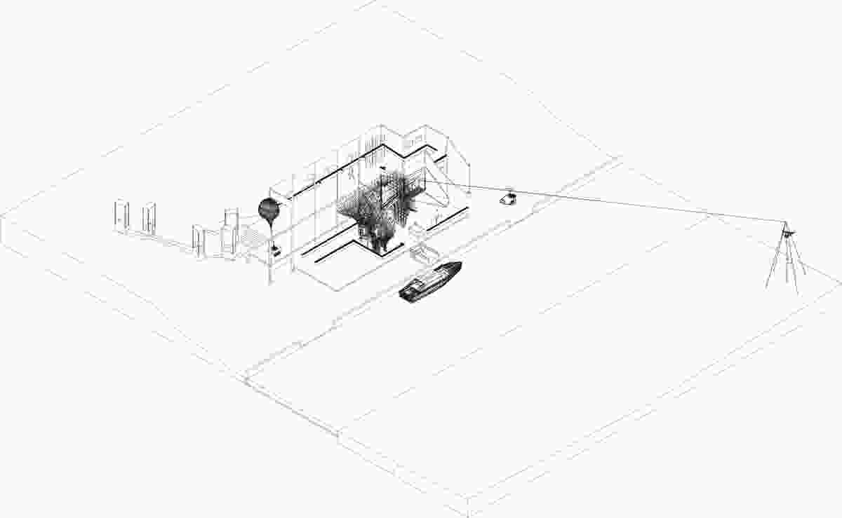 The proposal for the Australian pavilion at the 2012 Venice Architecture Biennale approaches the pavilion as an infrastructure rather than a box that contains the participants.