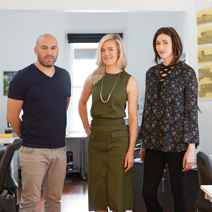 Jade Vidal, Anna Dutton and Chema Bould of Bower Architecture.
