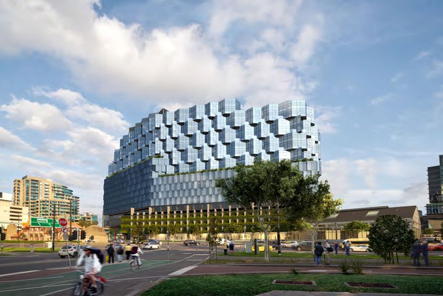 Fender Katsalidis Architects’ Yarra riverfront goods shed development