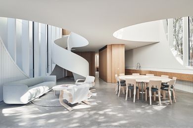 From the spiral stairs to elongated voids, each element is integral to the home’s functionality and the design intent.