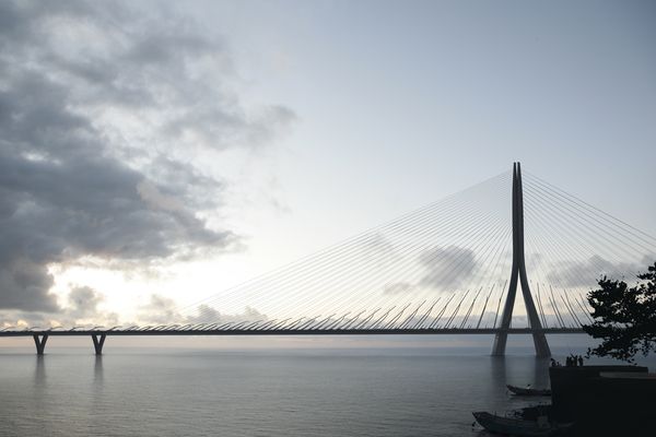 The winning design for the Danjiang Bridge in Taipei, Taiwan by Zaha Hadid Architects in collaboration with Leonhardt, Andrä & Partner and Sinotech Engineering Consultants.