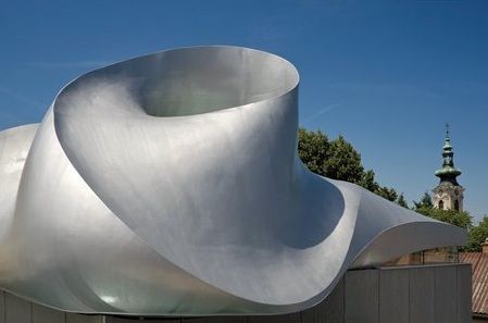 Martin Luther Church in Hainburg, Austria, by Coop Himmelblau.