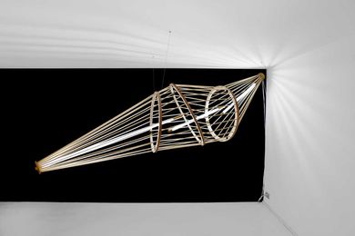 Guisset's installation at the Molteni&C Dada store in Paris.