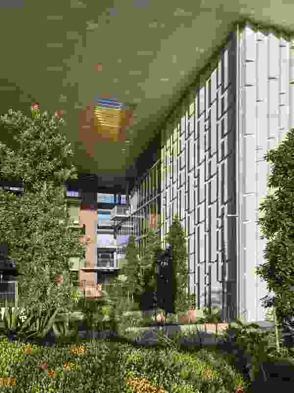 Open areas introduce greenery, improve visual flow and facilitate foot traffic between buildings.