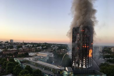Grenfell Tower fire by Natalie Oxford, licensed under CC BY 4.0