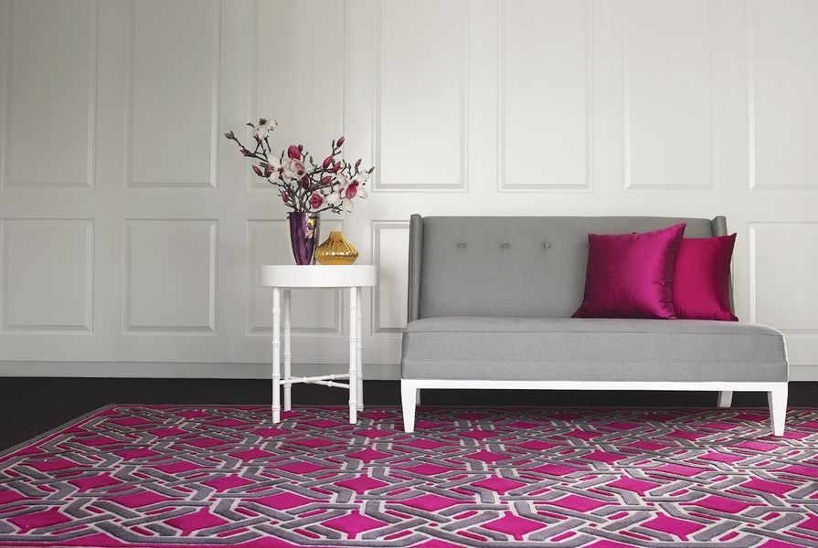 The Oxford rug, one of the most colourful in the collection.