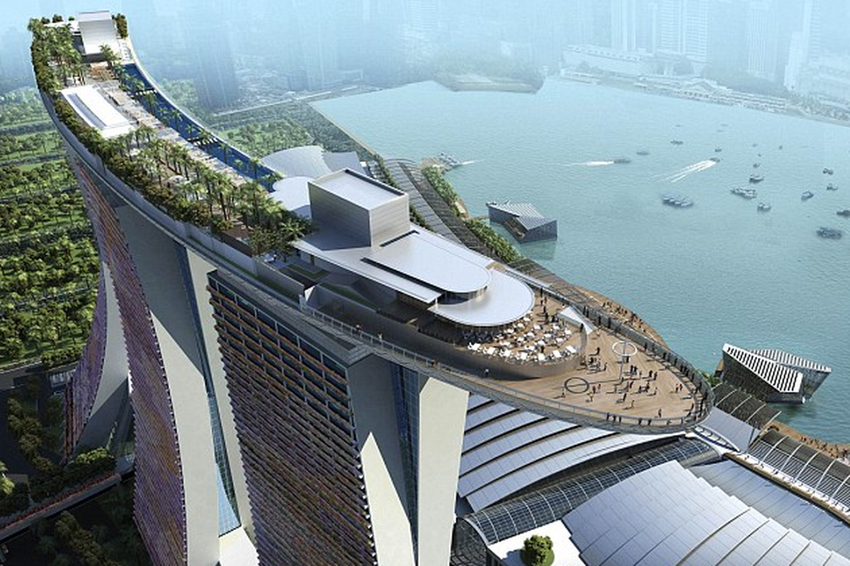 WAF Singapore venue, Marina Bay Sands Resort by Safdie Architects.