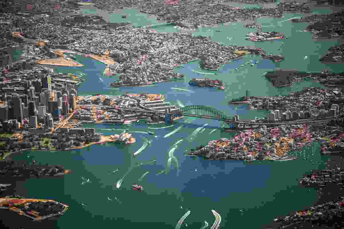Aerial image of Sydney.
