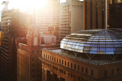 The Beaux-Arts revivalist-style building at 50 Martin Place has been revitalized by Johnson Pilton Walker for Macquarie Group.