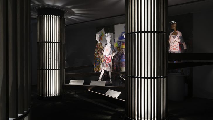 Installation view of Westwood | Kawakubo on display from 7 December 2025 to 19 April 2026, at NGV International, Melbourne.