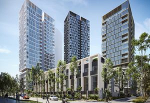 The 5 Uhrig Road development by BVN.