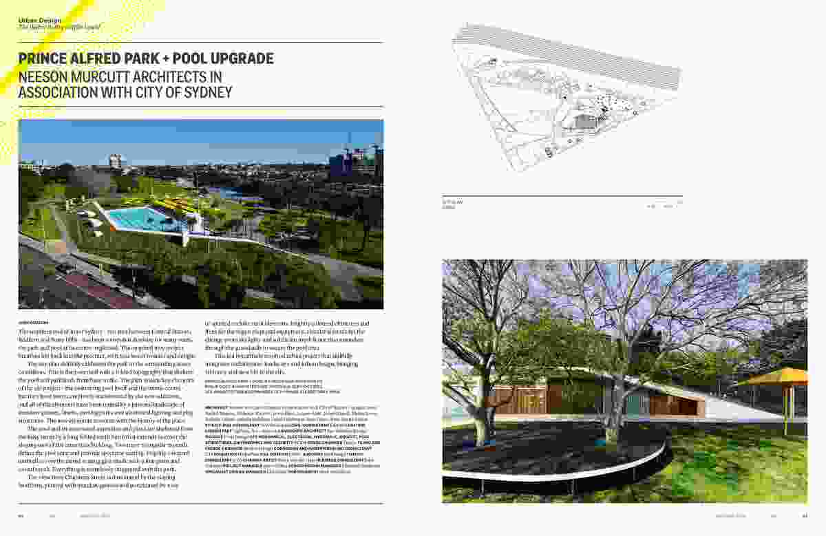 Prince Alfred Park + Pool Upgrade by Neeson Murcutt Architects in association with City of Sydney.