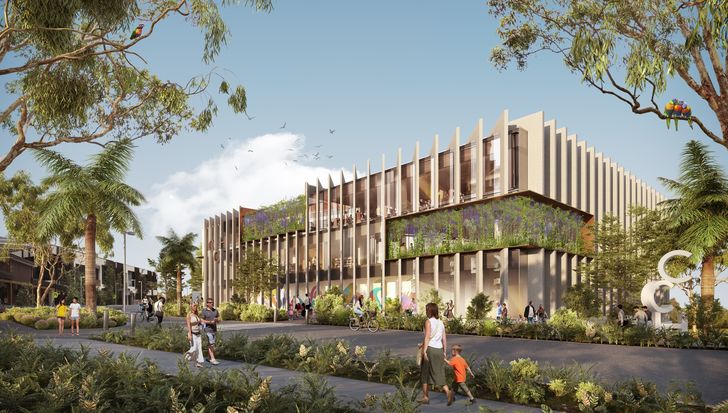 Civic hub proposed for northern Gold Coast town | ArchitectureAu