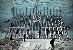 The coral greenhouse be installed by the John Brewer Reef.