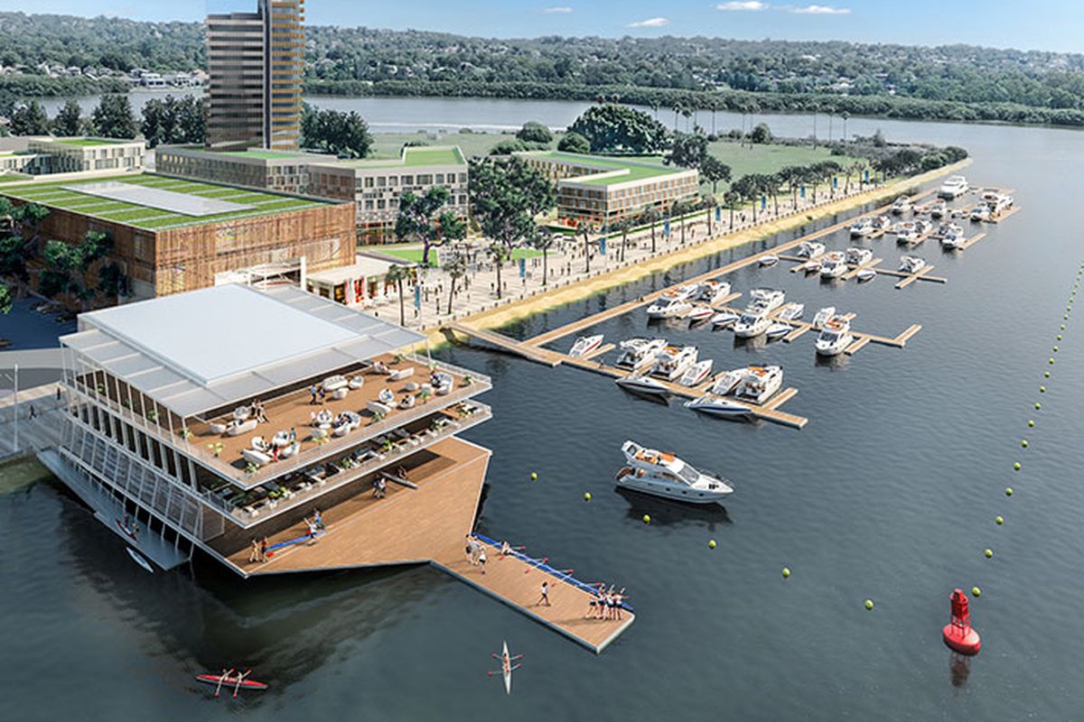 Sydney’s Wentworth Point rowing club concept plan approved ArchitectureAu