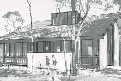 A Pettit and Sevitt house, designed by Ken Woolley.