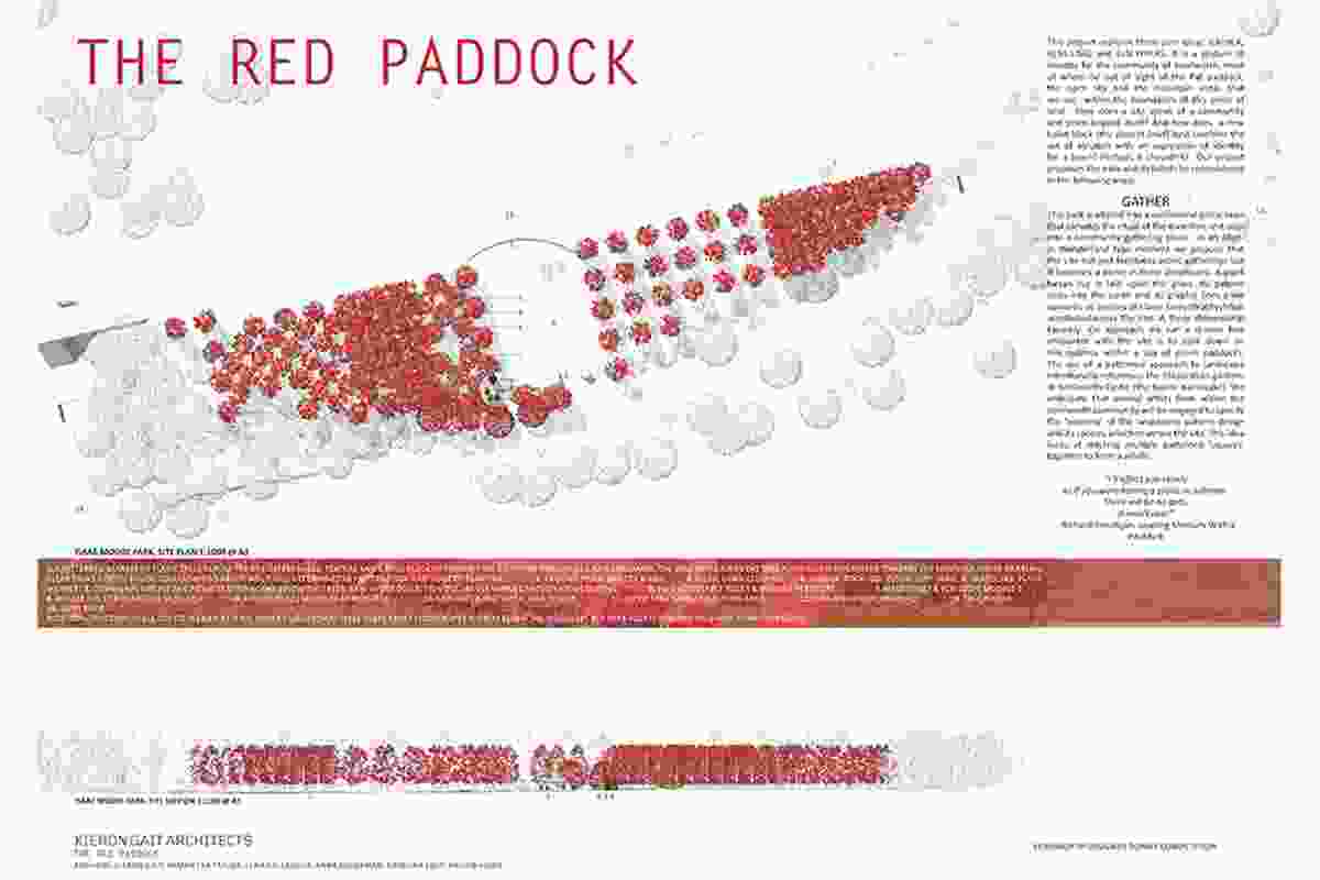 The Red Paddock by Kieron Gait Architects.