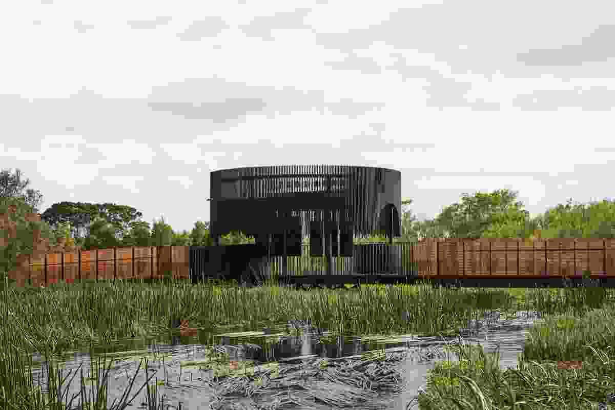 Budj Bim Cultural Landscape by Cooper Scaife Architects, Look Ear with Mono.