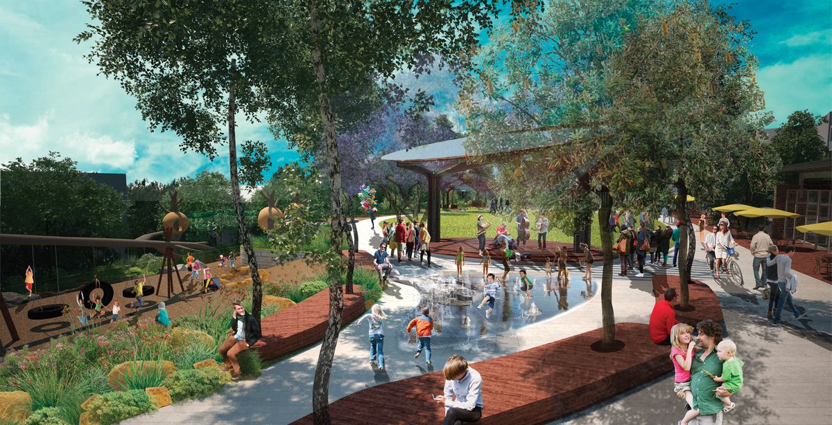 A new public space for Lane Cove | ArchitectureAu