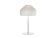 Tatou table lamp by Patricia Urquiola in white.