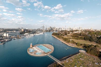 The Glebe foreshore pool by Andrew Burges Architects, for the City of Sydney.