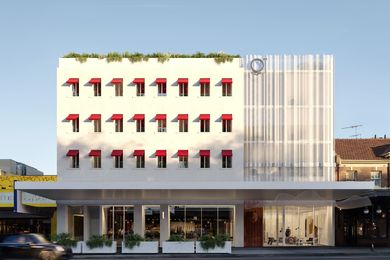 The proposed new hotel at 33, 35–37 Fitzroy Street, St Kilda by Mostaghim.