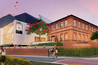 Preliminary design of the redeveloped Thomas Dixon Centre, by Conrad Gargett.