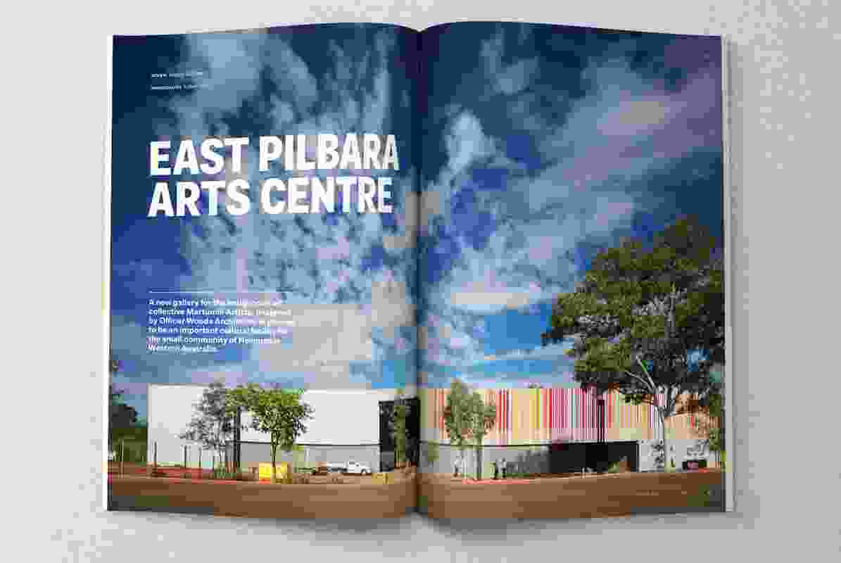 East Pilbara Arts Centre designed by Officer 	Woods Architects.