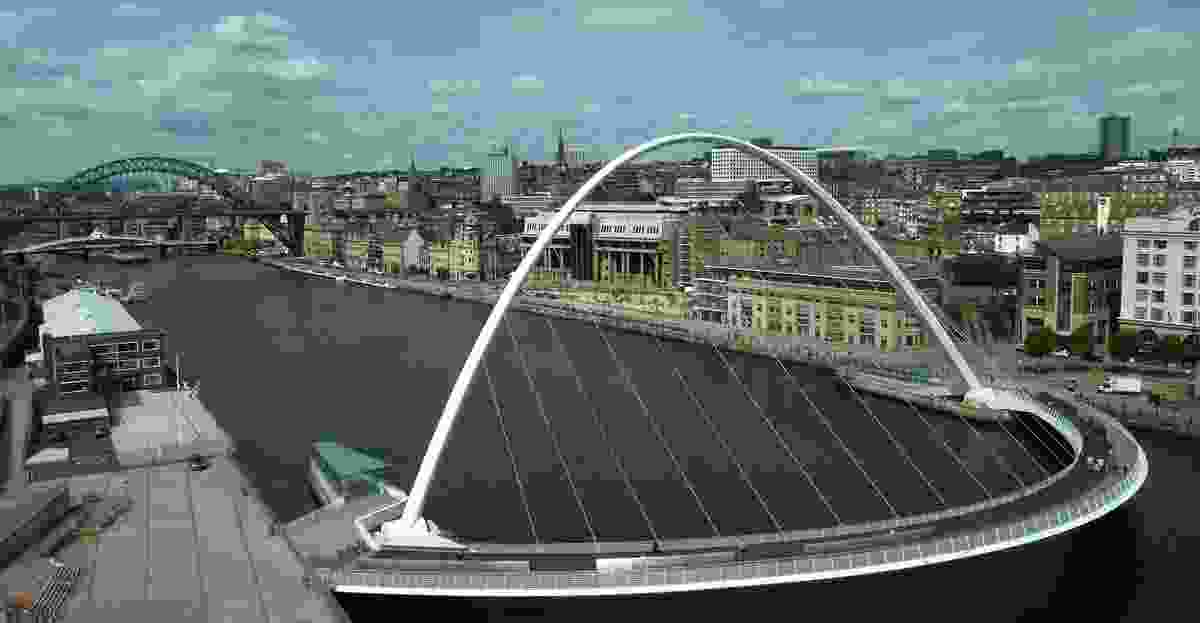 Gateshead Millennium Bridge, designed by Wilkinson Eyre, won the RIBA Stirling Prize in 2002.