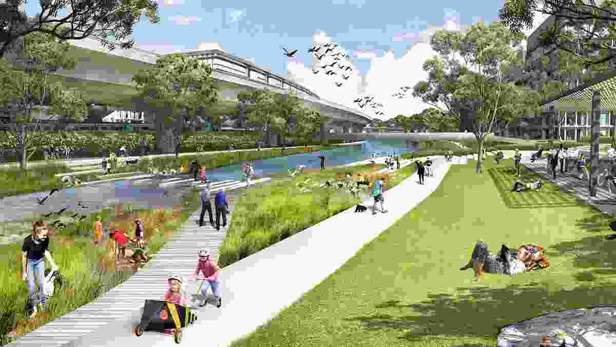The proposed Macaulay Terraces in the Moonee Ponds Creek Strategic Opportunities Plan.