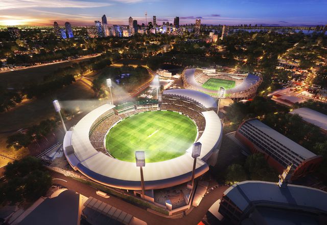 Cox Architecture's proposal for the new Northern Stand at the SCG.