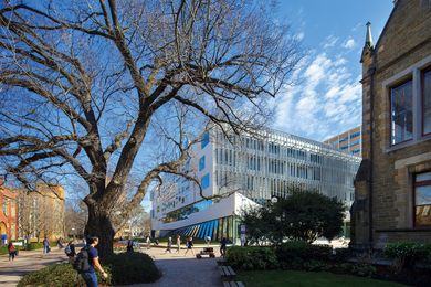 Rather than assuming a singular identity, the Melbourne School of Design introduces an assemblage of architectural moments to the university campus.