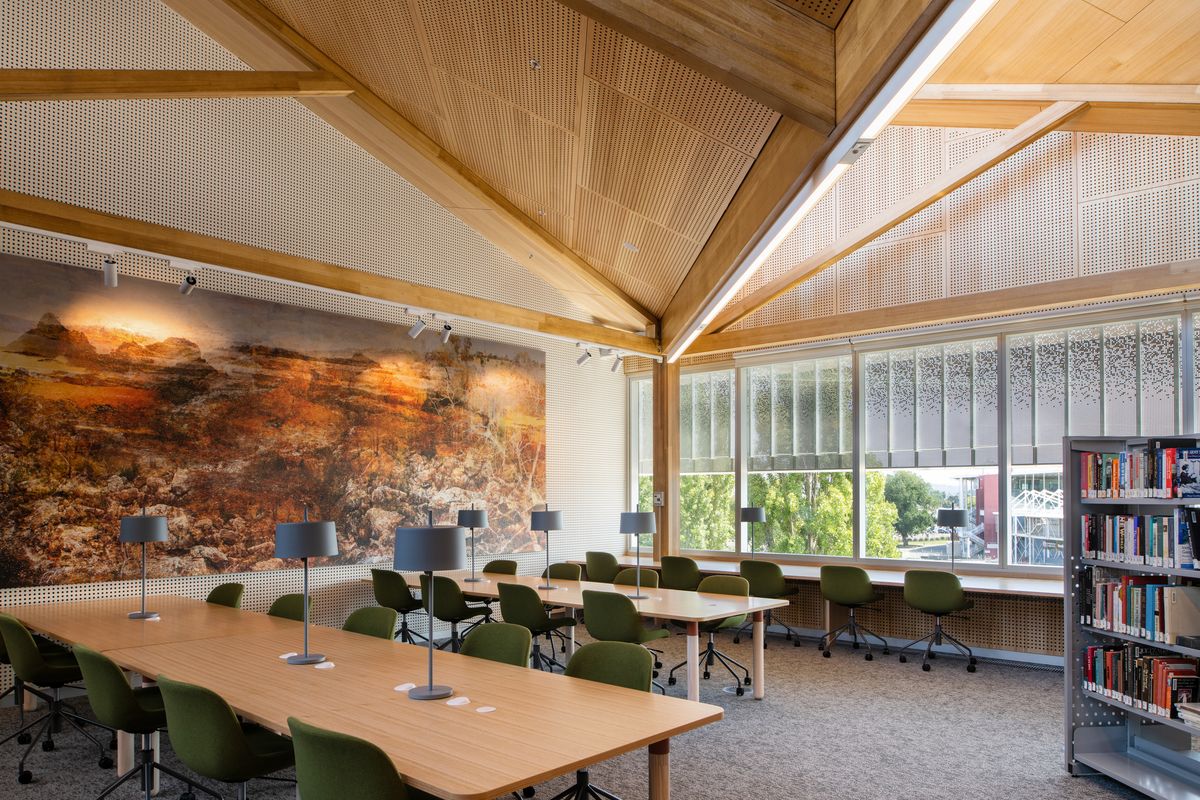 John Wardle Architects Completes Library At University Of Tasmania