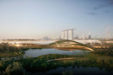 Singapore Founders Memorial proposal by Kengo Kuma and Associates and K2LD Architects.