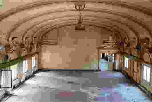 Flinders Street Station ballroom interior. 