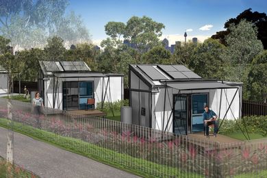 The Tiny Homes Foundation pilot project designed by NBRS Architecture.