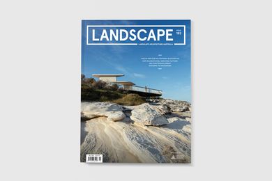 The cover of the May 2024 edition of Landscape Architecture Australia magazine features Cape Solander Whale Watching Platform by Oculus with NSW National Parks and Wildlife Service.