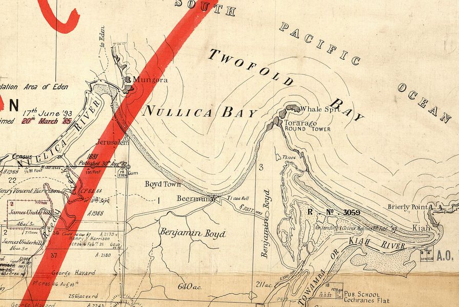 Old parish maps give clues to the old landscape with names and the location of the Bundian Way.