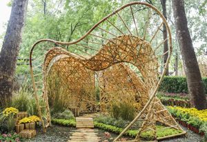 RMIT University's project at the Beijing Forestry University's second Garden-making Festival, Celebrating the otherness, by Cynthia (Huaying) Zhuge.