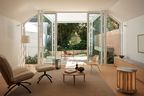 The renovation quietly renews an original 1980s home designed by Peter Stronach of Allen Jack and Cottier. Artwork: Morgan Stokes from Curatorial and Co.