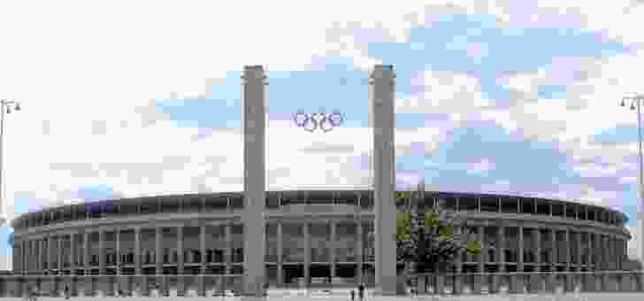 The Berlin Olympic stadium by 
Nikolai Schwerg, licensed under  CC-BY-SA 3.0