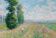 Claude Monet，与杨树的草甸。