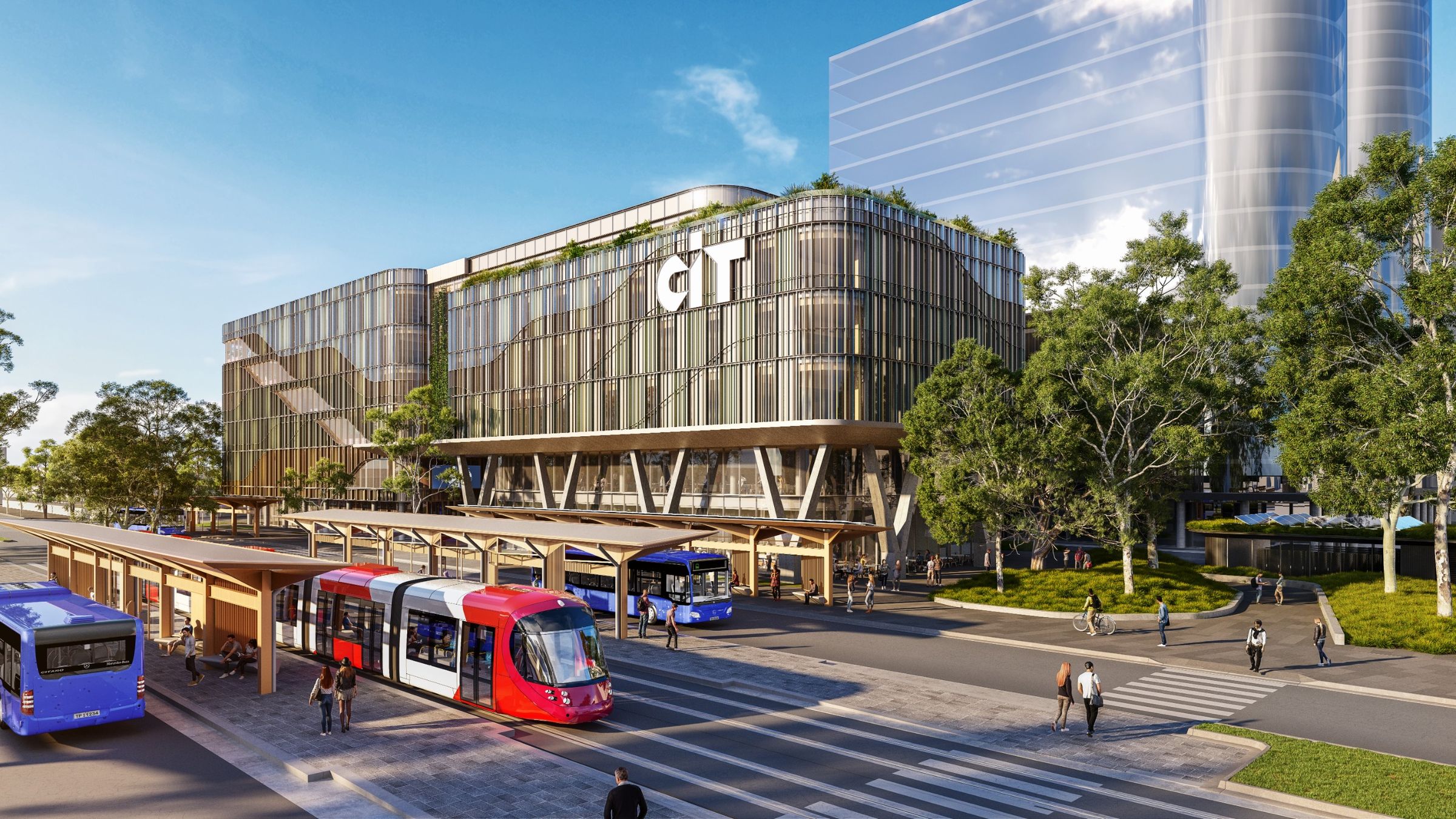 Concept design unveiled for CIT Woden campus | ArchitectureAu