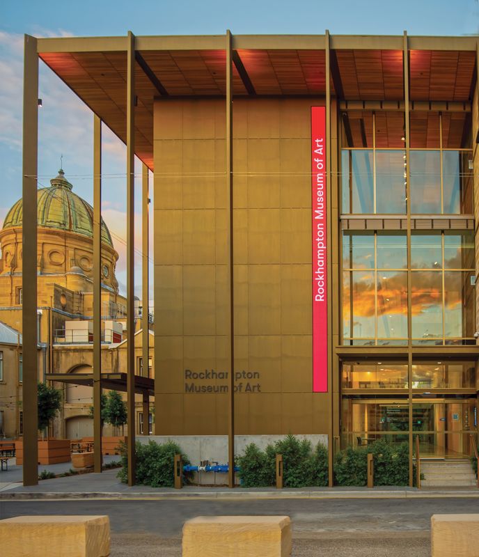 Venturous and engaging Rockhampton Museum of Art ArchitectureAu